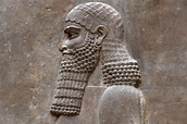 Escultura Antigua De Babilonia Y Asiria Imagen de archivo - Imagen de ...