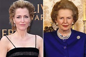 Gillian Anderson takes on the role of Margaret Thatcher