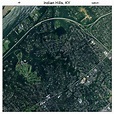 Aerial Photography Map of Indian Hills, KY Kentucky