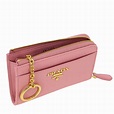 PRADA: wallet in Saffiano leather with logo | Wallet Prada Women Pink ...