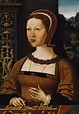 Supuesto retrato de la reina Isabel de Dinamarca - Cornelisz. van Oostsanen, Jacob. Museo ...