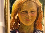 Dipinto ad olio su tela, di Alexander Poliakoff – 1974 – intero cm 25× ...