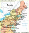 Map Of Northeastern United States