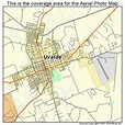 Aerial Photography Map of Uvalde, TX Texas