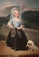Maria Teresa de Borbon y Vallabriga, oil on canvas, 1783, Francisco de ...