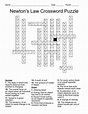 Newtons Law Crossword Puzzle answer key 309a3 6163336c