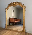 A Large Ornate 19th century Giltwood Mirror