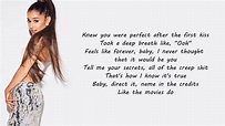 Ariana Grande - Imagine ( lyrics ) - YouTube