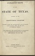 Texas Government 1.0, Texas' Constitution, Chapter 2.7: Constitution of ...