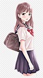 Beautiful Anime School Girl Wallpapers - Wallpaper Cave
