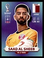 Panini World Cup 2022 Qatar Sticker - Saad Al Sheeb Qatar No. QAT3 • $1 ...