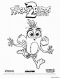 Angry Birds 2 Movie Silver Coloring page Printable