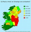 How long the Irish (Gaeilge) language survived in Irish counties : r ...