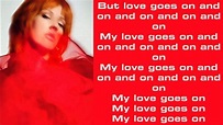 Ellie Goulding ~ Love Goes On ~ Lyrics - YouTube