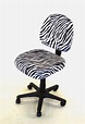 zebra-print-two-piece-chair-cover - Cube Decor Zone
