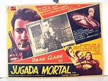 "JUGADA MORTAL" MOVIE POSTER - "THE GAMBLER AND THE LADY" MOVIE POSTER