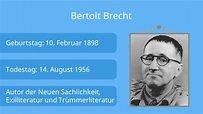Bertolt Brecht • Lebenslauf, Steckbrief und Werke (2022)