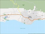 Mapa de Santa Barbara California