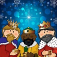 Banco de Imágenes Gratis: Ilustración colorida de los Tres Reyes Magos ...