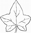 Black And White Leaf Clip Art - Cliparts.co