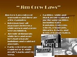 PPT - Jim Crow Laws PowerPoint Presentation, free download - ID:6714307