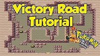 Pokemon Fire Red - Victory Road Quick Walktrough/Tutorial - YouTube