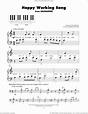 Happy Working Song (from Enchanted) sheet music (beginner) for piano ...