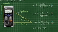 09 Trigonometric Ratios and the Calculator - YouTube