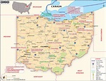 Ohio on Google Map, Ohio Satellite Map