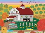 Online Store: Harvest Hill 1000pc Puzzle By: Americana Artist, Mark Frost