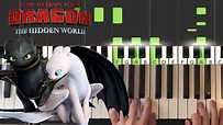 How to Train Your Dragon 3 - Main Theme (Piano Tutorial Lesson) - YouTube