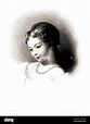 1820 CA, GRAN BRETAÑA : Retrato de la británica ADA BYRON, también ...