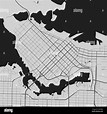 Urban city map of Vancouver. Vector illustration, Vancouver map ...