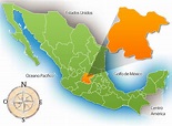 Mapa de Guanajuato, México « GUANAJUATO, MÉXICO