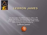 Lebron James Biography