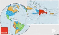 World Map Dominican Republic - World Of Light Map