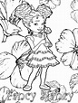 Dibujos de Fancy Nancy con Flores para Colorear para Colorear, Pintar e ...