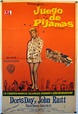 "JUEGO DE PIJAMAS" MOVIE POSTER - "THE PAJAMA GAME" MOVIE POSTER