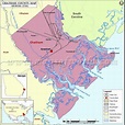 Chatham County Map, Map of Chatham County Georgia | County map, Map ...