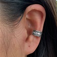 925 Sterling Silver Simple Ear Cuff Earrings Cartilage Helix - Etsy