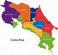 Mapa de Costa Rica vector, gráfico vectorial © Volina imagen #32469299