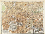 Map of Athens old: historical and vintage map of Athens