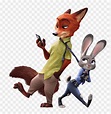 Download judy hopps and nick-wilde zootopia clipart png photo | TOPpng