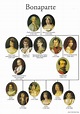 Napoleon Family Tree | Europese geschiedenis, Stambomen, Moderne ...