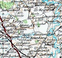 Die Ostpreußenkartenseite mit Ortsverzeichnissen