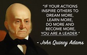 John Quincy Adams | John quincy adams, Quincy adams, Inspire others