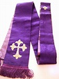 Symbols: A purple stole symbolizes the priest's authority in sacraments ...