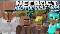 Minecraft | HELPFUL VILLAGERS MOD! (Create a Villager Army!) | Mod ...
