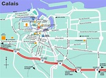 Calais tourist map - Ontheworldmap.com