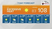 Phoenix weather forecast for Saturday, May 30 | 12news.com